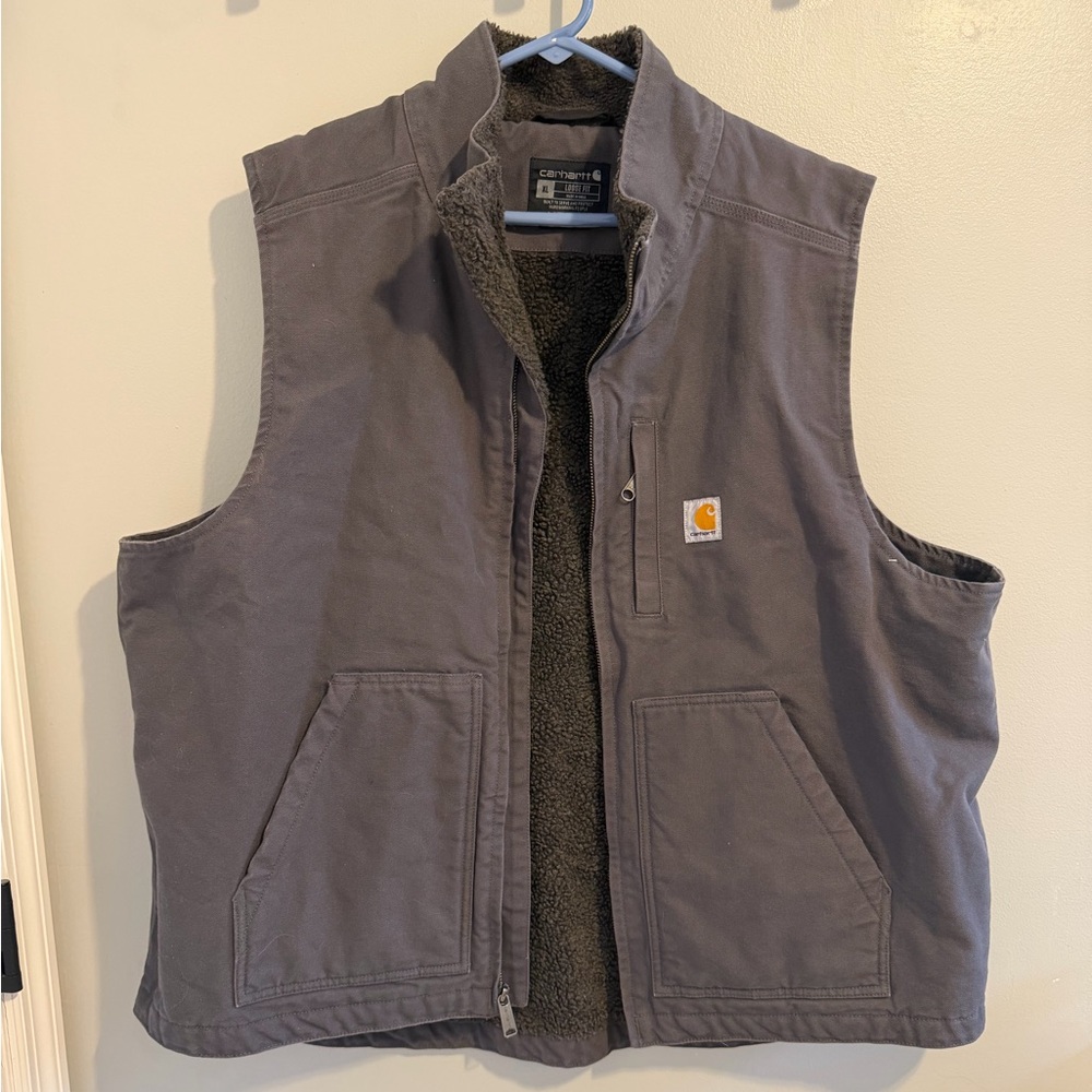 Carhartt Loose Fit Vest in Dark Gray